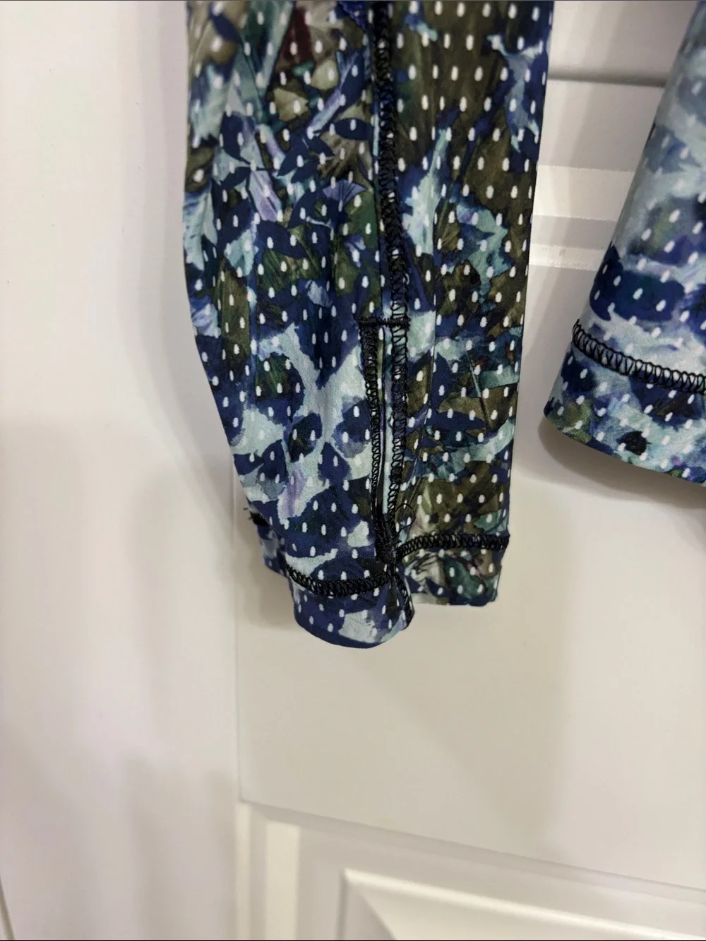lululemon athletica Blue‎ Multi Printed Hooded Long-Sleeve Top